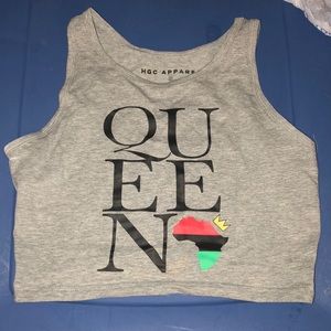 QUEEN crop top